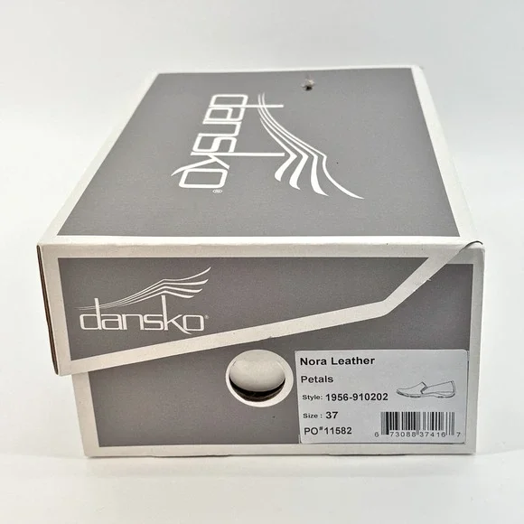 Dansko Nora Petals‎ Leather Slip On Loafer Casual Comfort Shoes Floral Size 37 - Picture 3 of 12